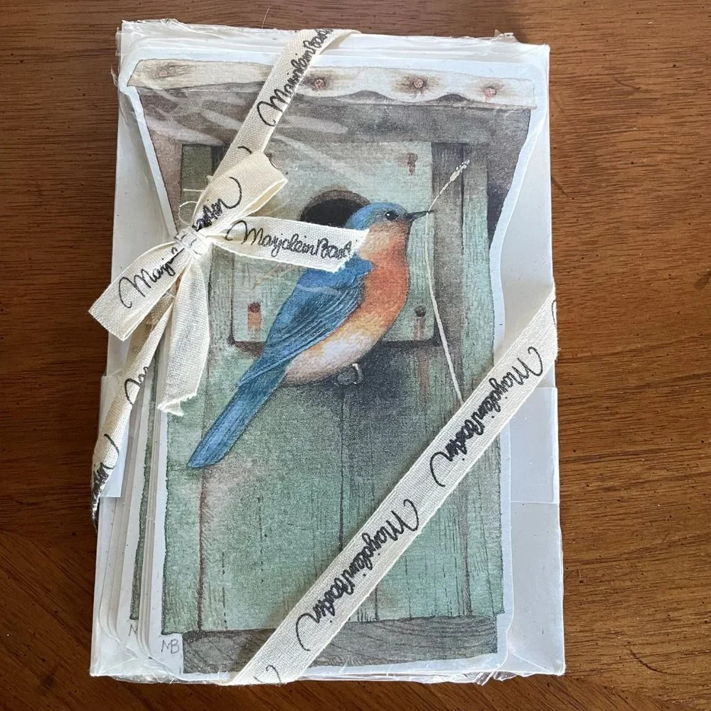 NWT Hallmark Nature's Sketchbook by MARJOLEIN BASTIN VTG Stationary Note Cards